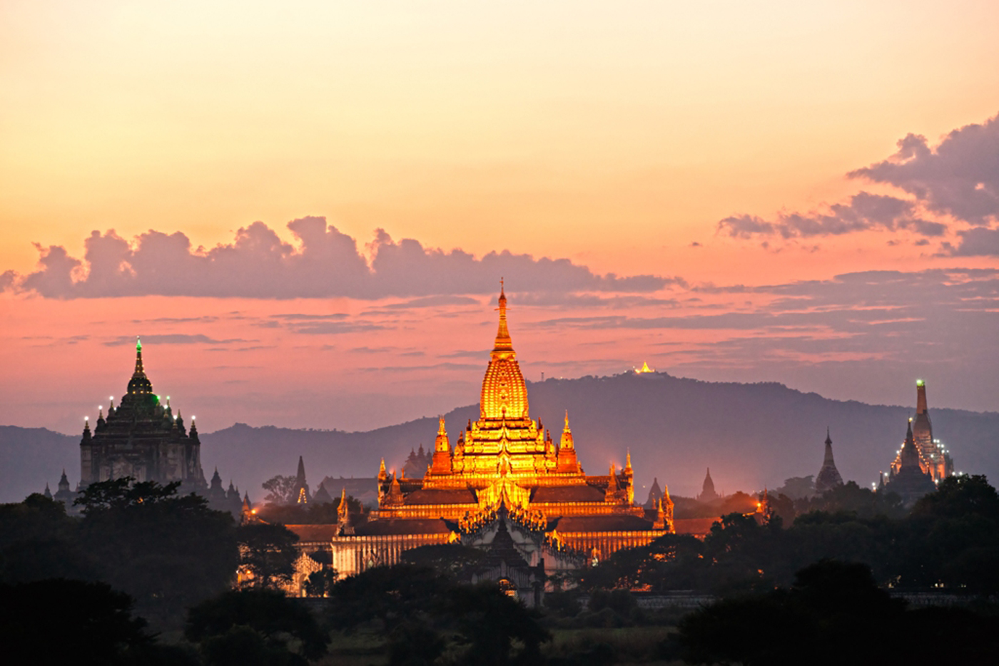 Tempels in Bagan
